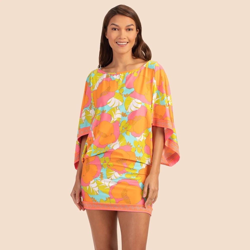 Trina Turk PLAYA DE FLOR SWIM TUNIC Coverup - Picture 3 of 8